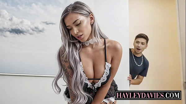 Bombshell Blonde Maid Teams Up With Big Tits Redhead For Threesome With Stepson Molly Little Porn