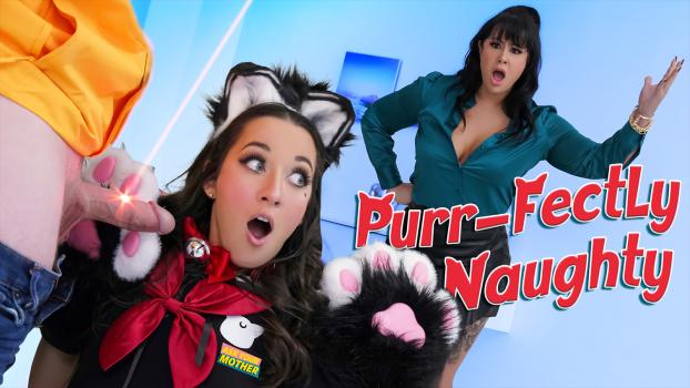 [askyourmother] – Freya Von Doom & Misty Meaner – Stop It! Angry Stepmom Fucks Neko Girl And Horny Stepson Toro Porno
